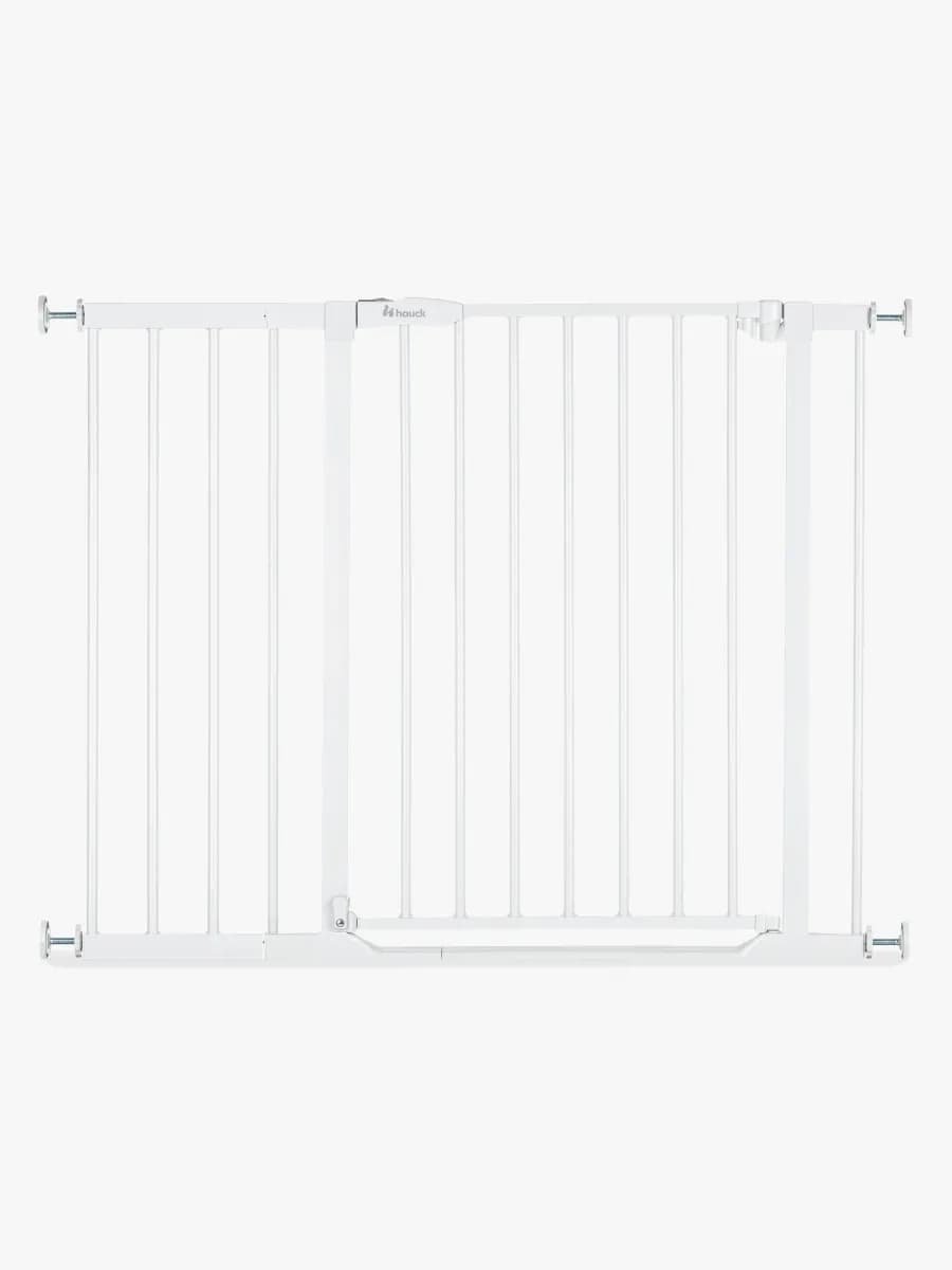 Hauck Clear Step 2 Spänngrind + 21 cm Förlängning, White