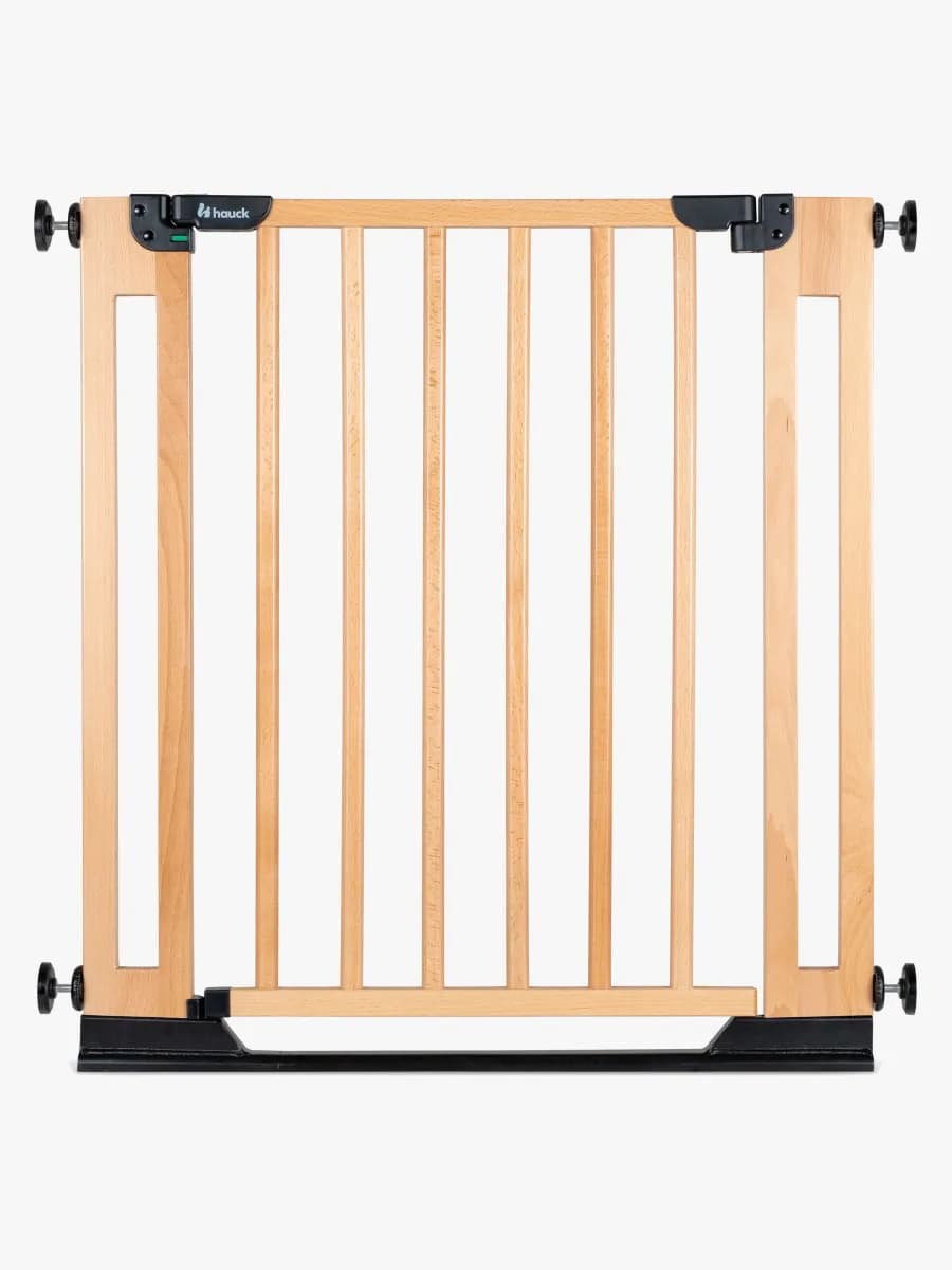 Hauck Clear Step Easyclose Skruvgrind, Eco Beech