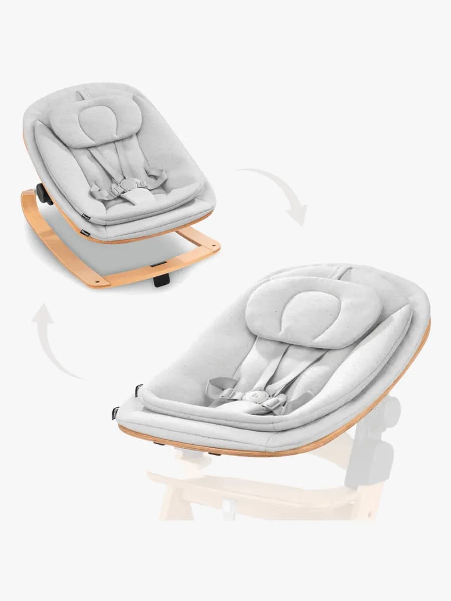 Hauck Eco 3-in-1 Babysitter Till Matstol, Light Grey