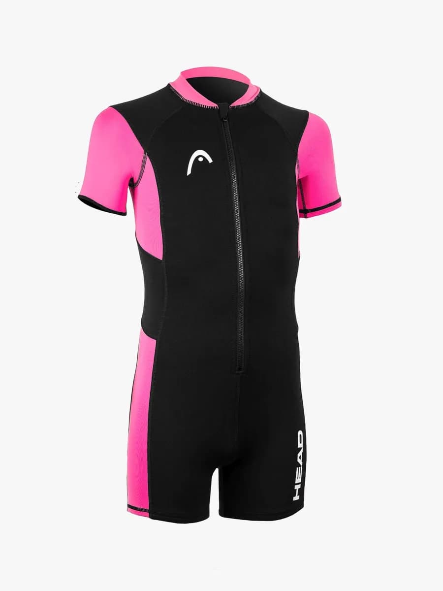Head Våtdräkt Light Shorty Junior M, Svart/Rosa