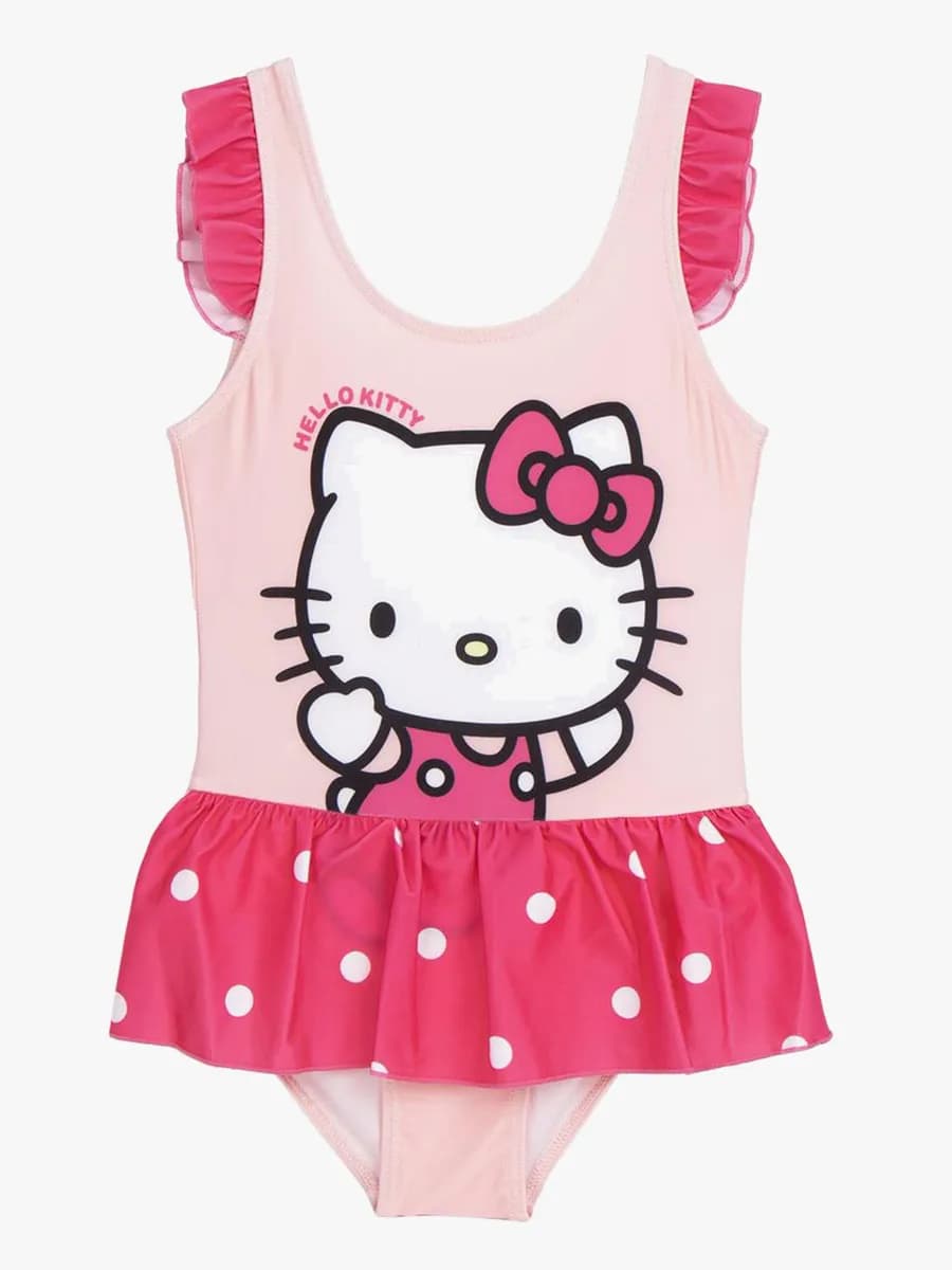 Hello Kitty Baddräkt, Ljusrosa, 98-104