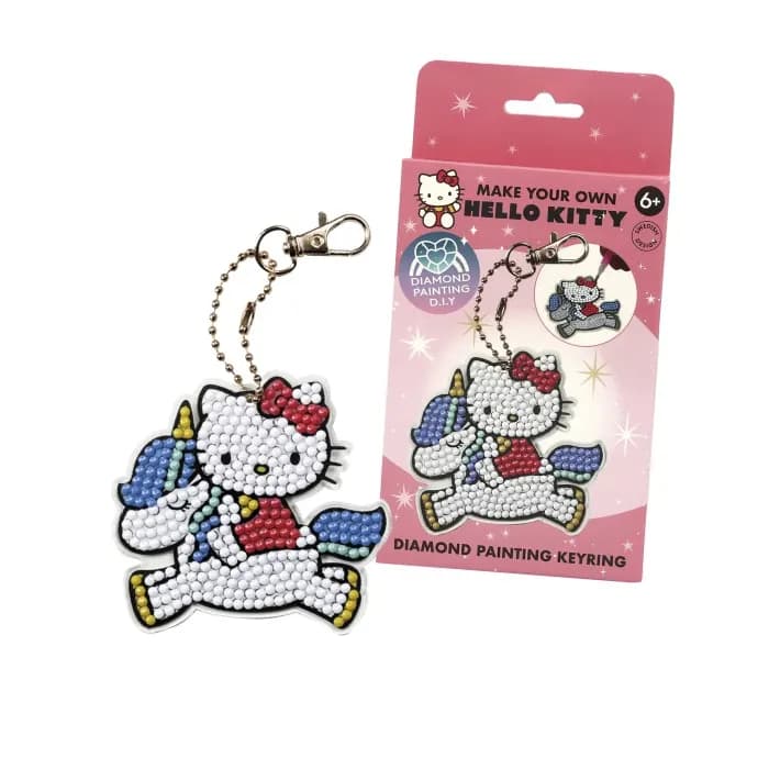 Hello Kitty Diamantmålning nyckelring