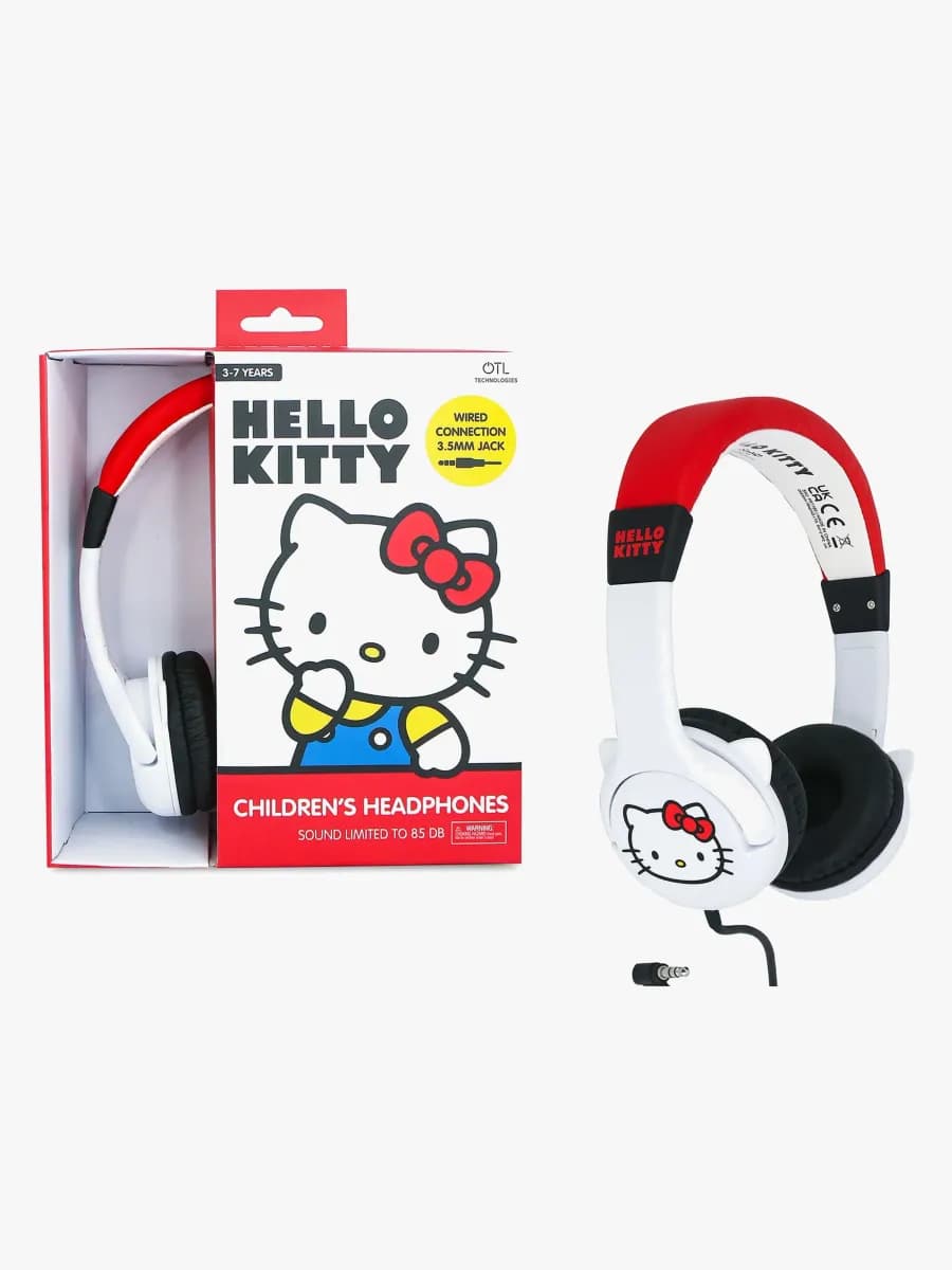 Hello Kitty Hörlurar med Öron 85dB