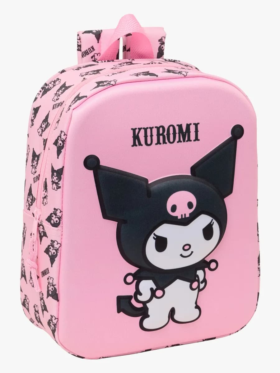 Hello Kitty Kuromi 3D Mini Ryggsäck 6L, Ljusrosa