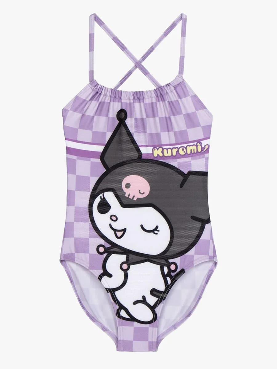 Hello Kitty Kuromi Baddräkt, Syren, 110-116