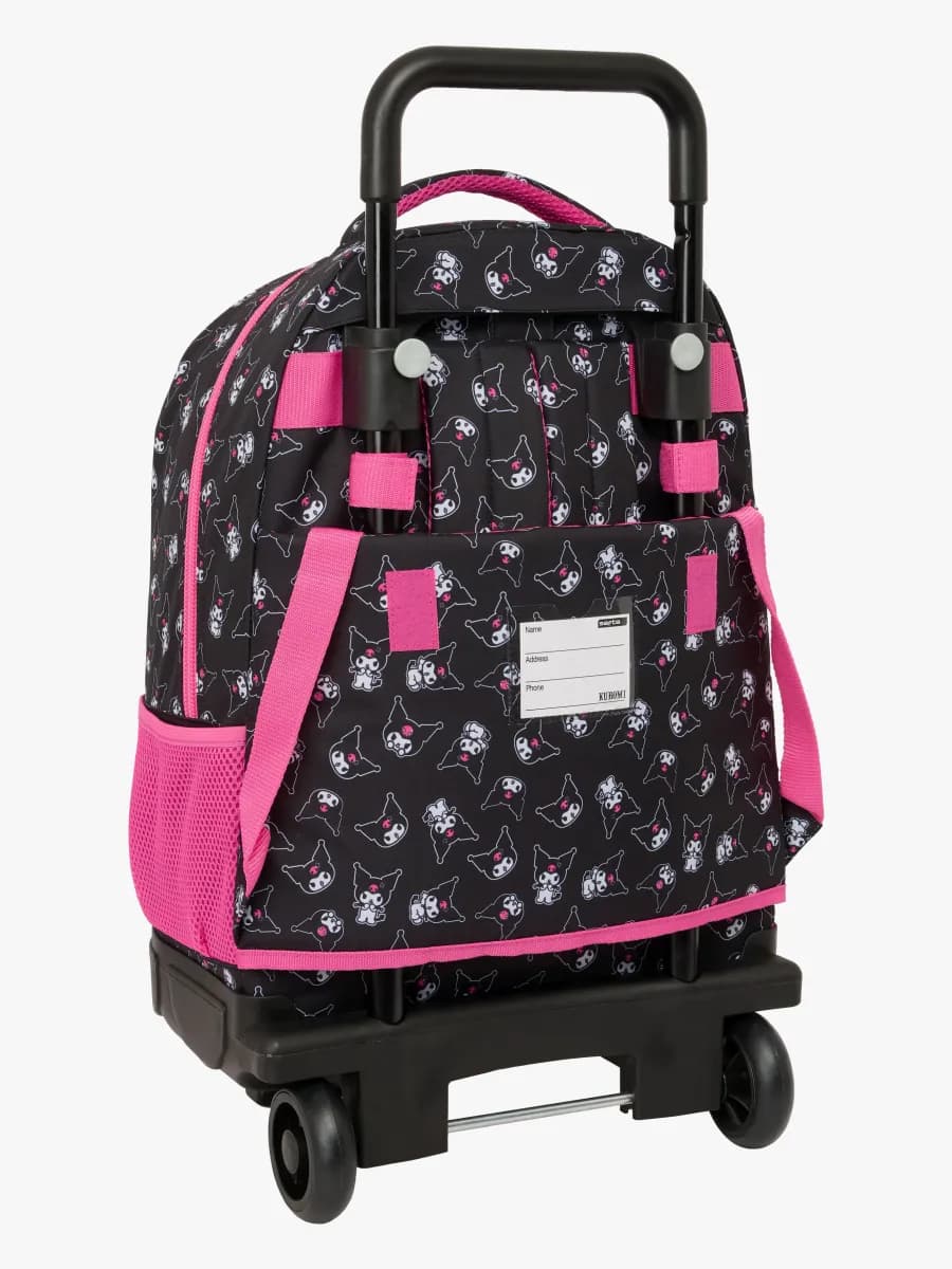 Hello Kitty Kuromi  Kompakt Resväska 33L, Rosa/svart