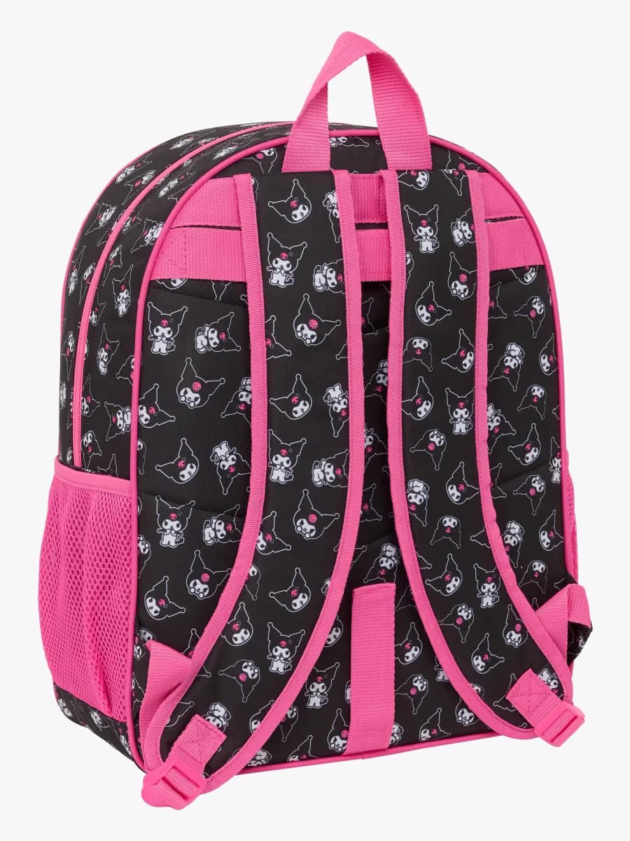 Hello Kitty Kuromi Ryggsäck 19L, Rosa/svart
