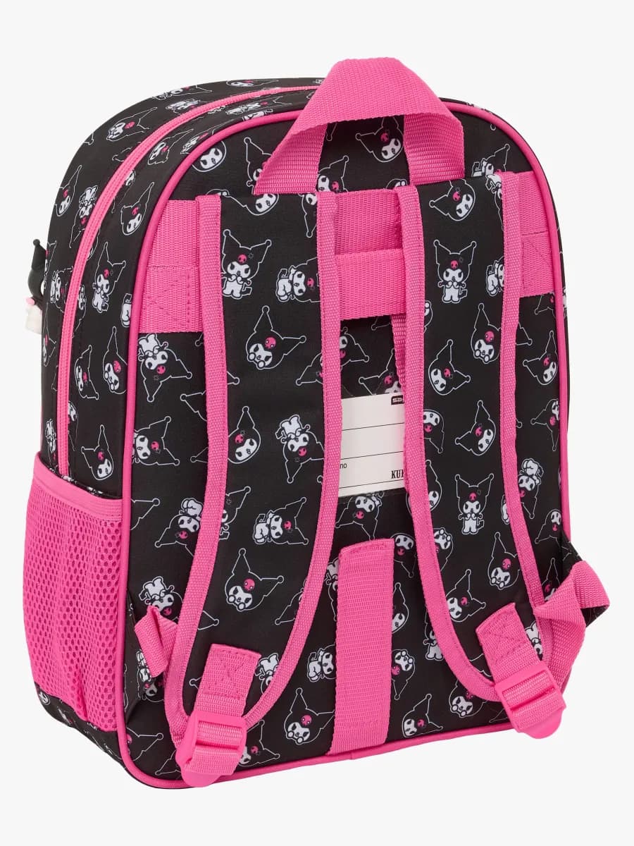 Hello Kitty Kuromi Small Ryggsäck 10L, Rosa/svart
