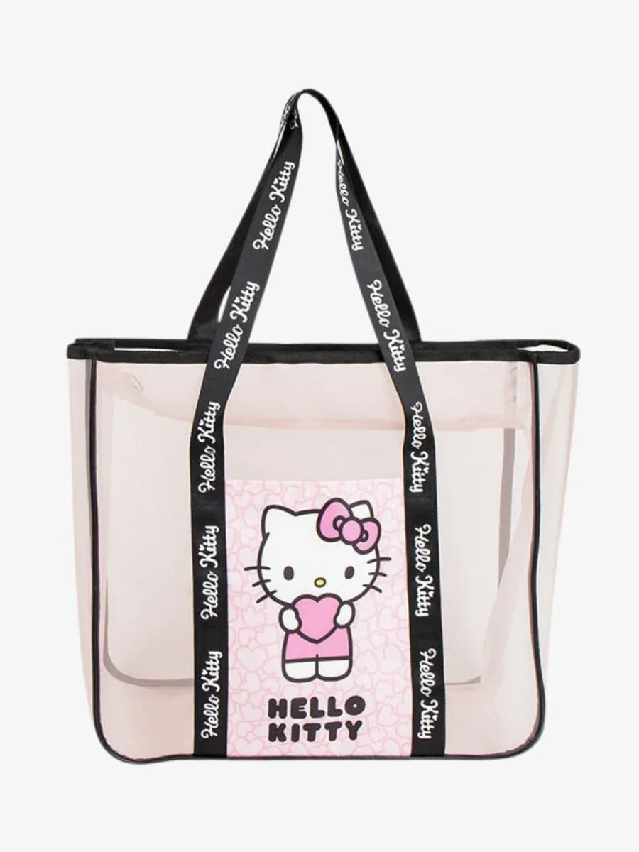 Hello Kitty Premium Strandväska, Rosa