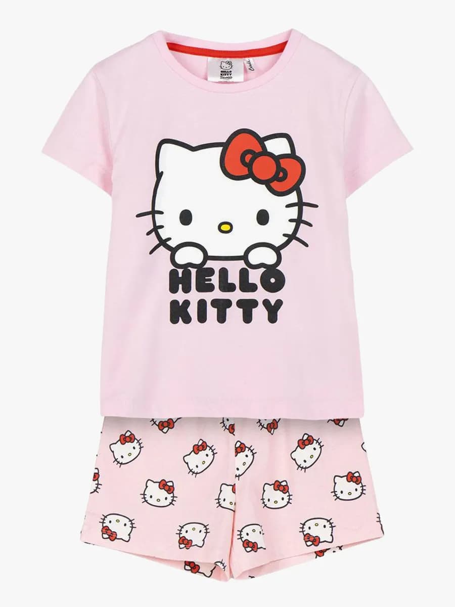 Hello Kitty Pyjamas, Ljusrosa, 116-122