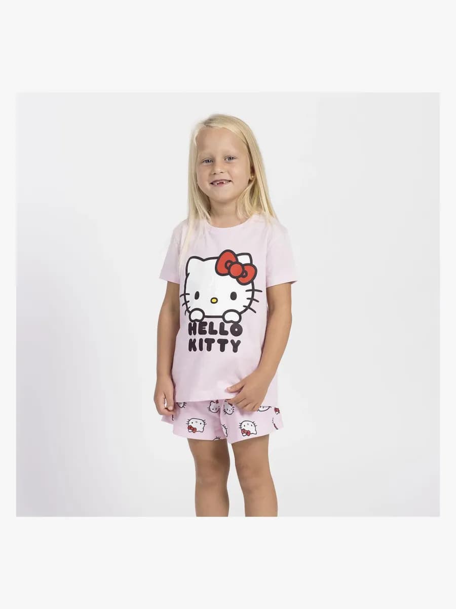 Hello Kitty Pyjamas, Ljusrosa, 116-122