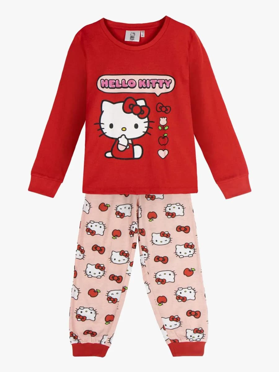 Hello Kitty Pyjamas, Röd/Rosa, 10 år