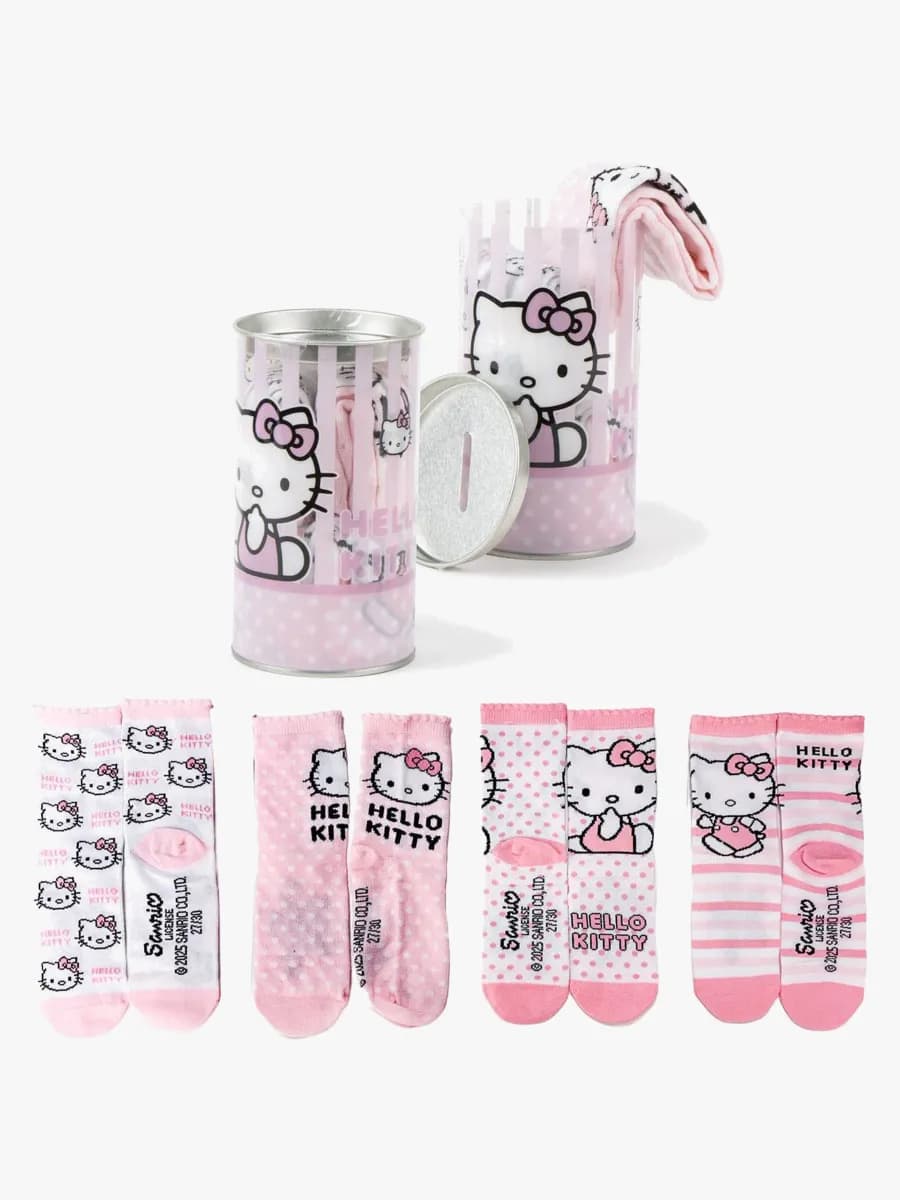 Hello Kitty Strumpor 4-Pack, 27-30
