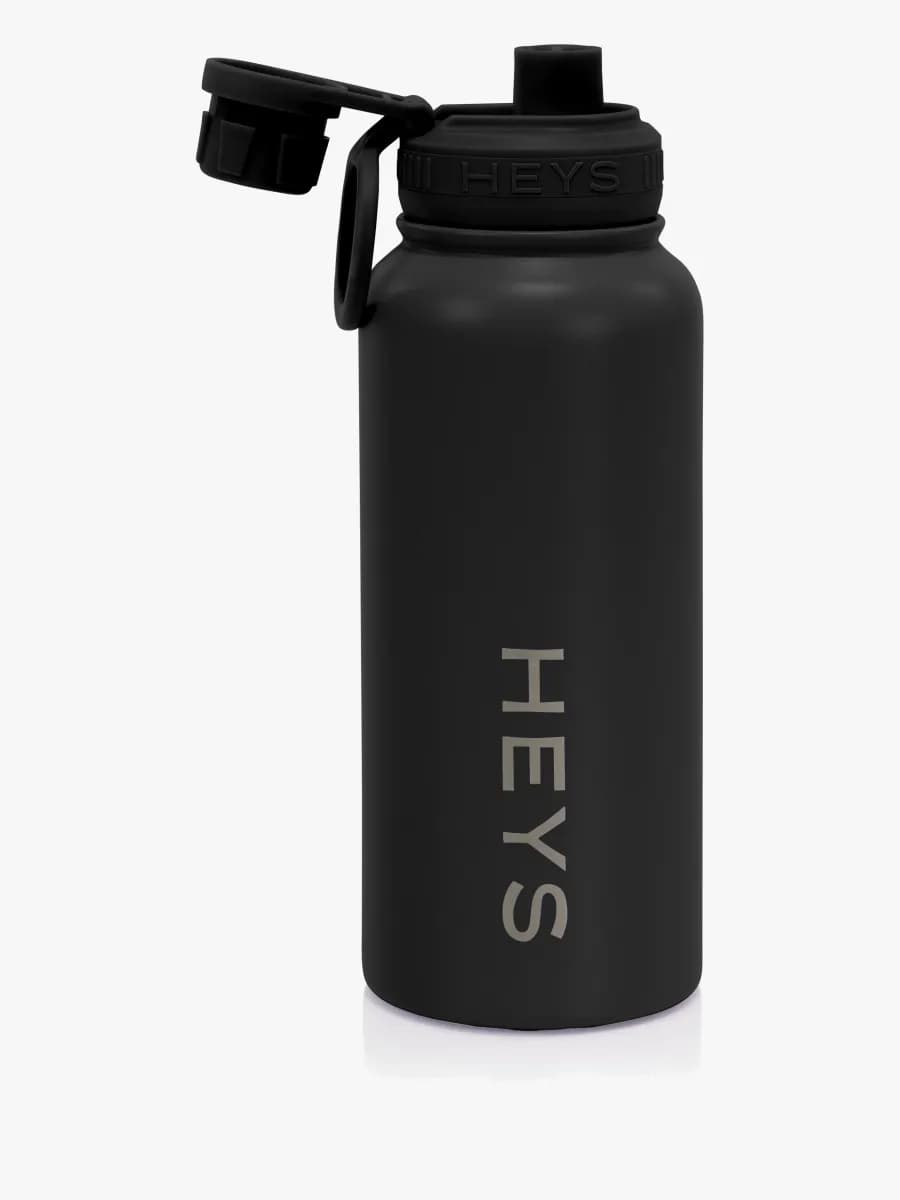 Heys Stål Vattenflaska 946ml, Black