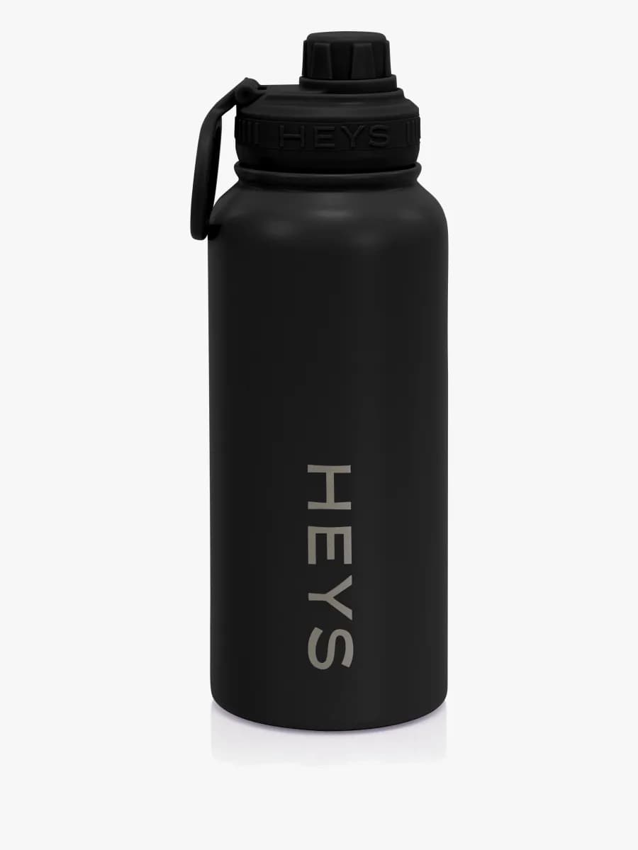Heys Stål Vattenflaska 946ml, Black