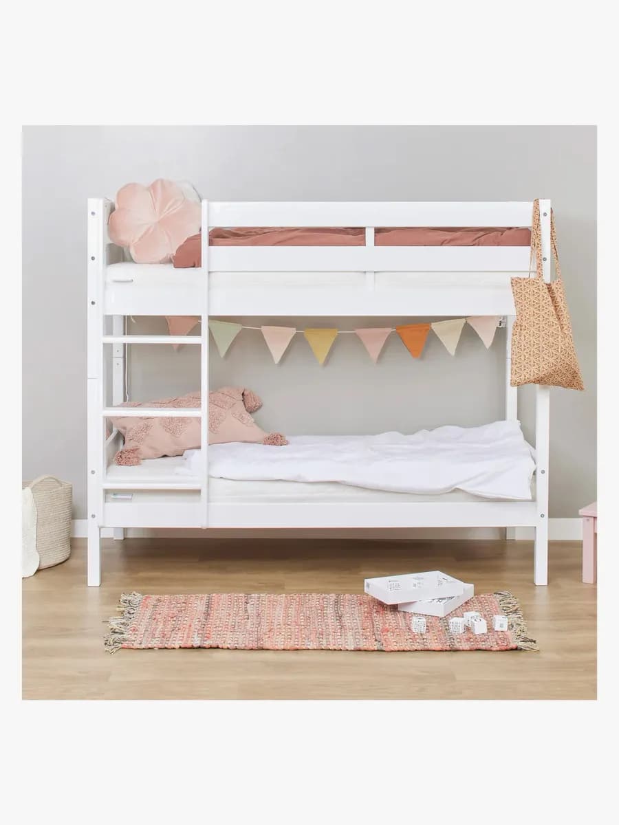 Hoppekids ECO Comfort Våningssäng 70x160, Vit, Barnsäng, Juniorsäng