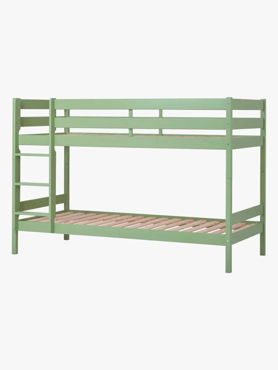 Hoppekids ECO Comfort Våningssäng 90x200, Ljusgrön, Barnsäng, Juniorsäng