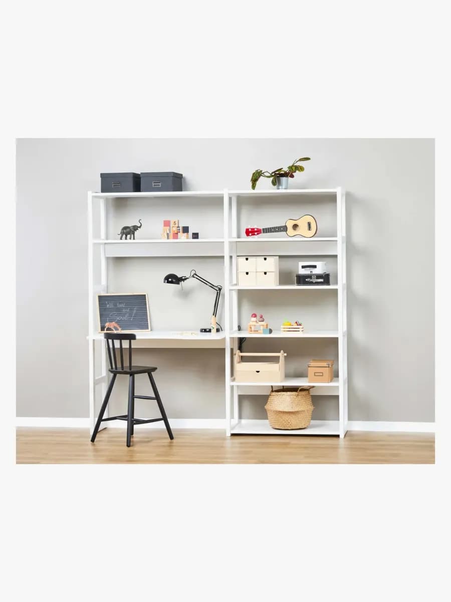 Hoppekids STOREY set with 4 Shelves and 2 cross-supports, 80 cm, White