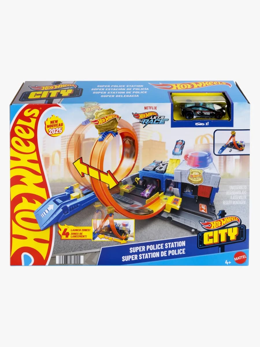 Hot Wheels City Super Polisstation Bilbana