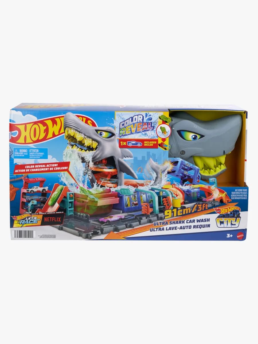 Hot Wheels City Ultra Shark Car Wash Bilbana