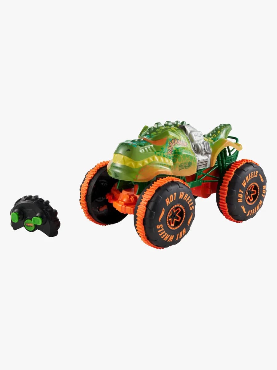 Hot Wheels Monster Trucks Dino Radiostyrd Bil 1:15