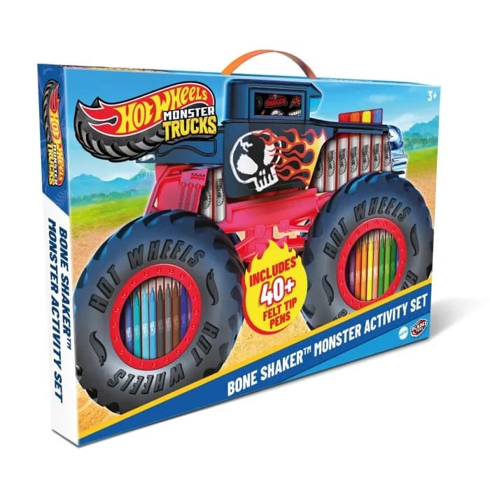 Hot Wheels Monster Trucks-tuschpennor