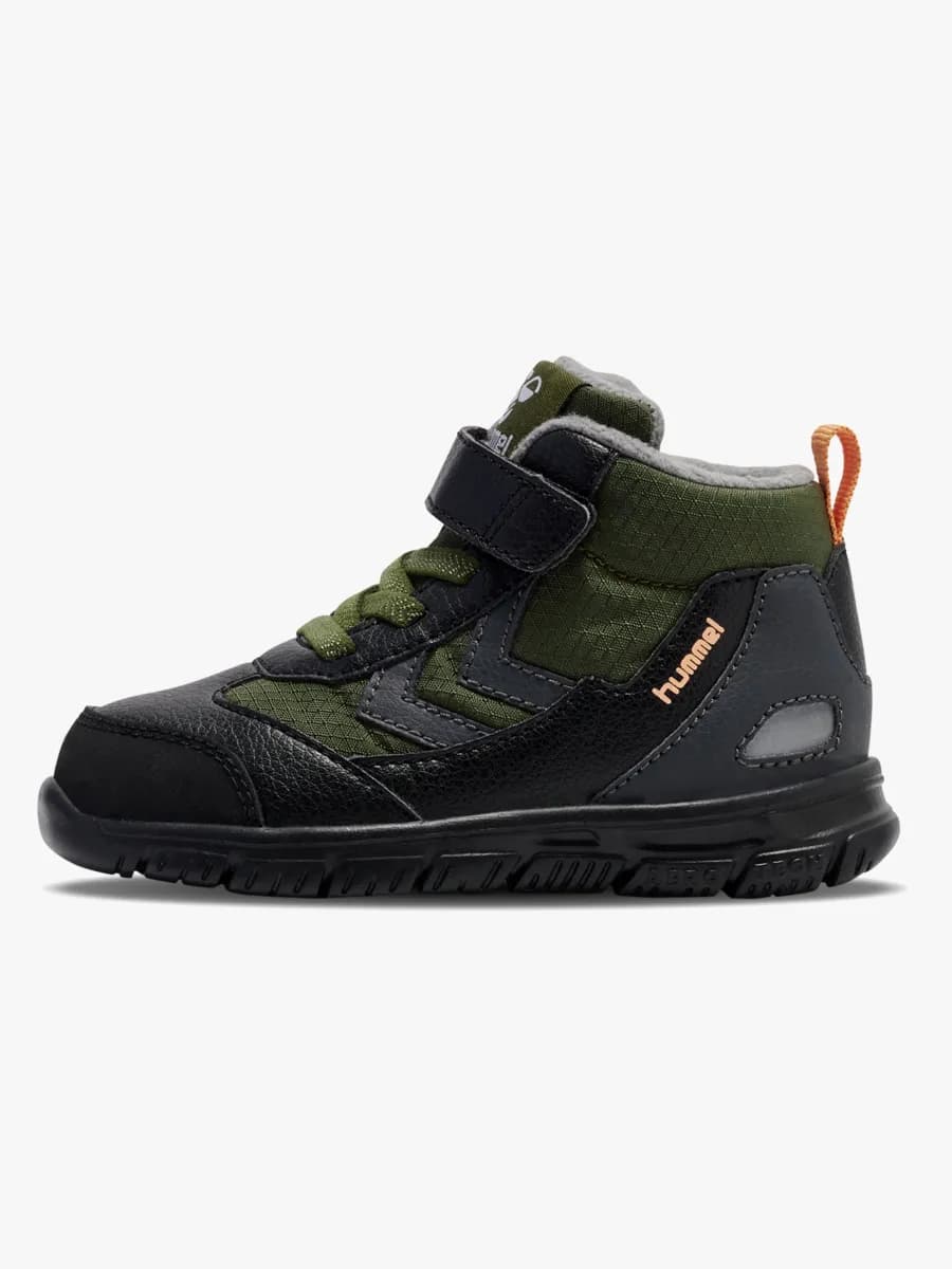 Hummel Crosslite Mid Infant Vinterkängor, Winter Moss, 23