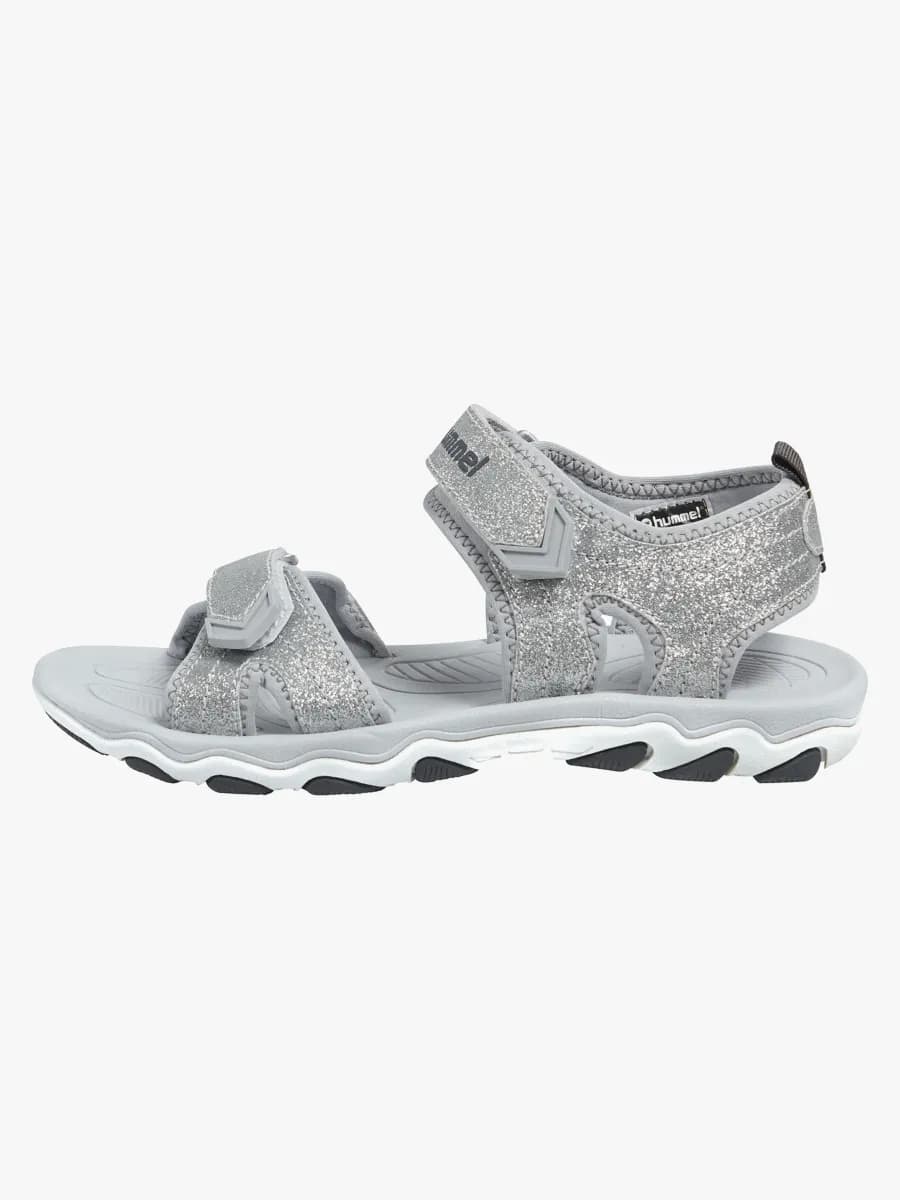 Hummel Glitter Jr Sandaler, Silver, 35