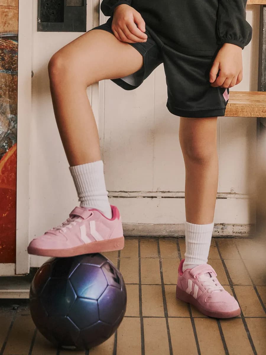 Hummel Handball Perfect CL Jr Sneakers, Roseate Spoonbill, 28