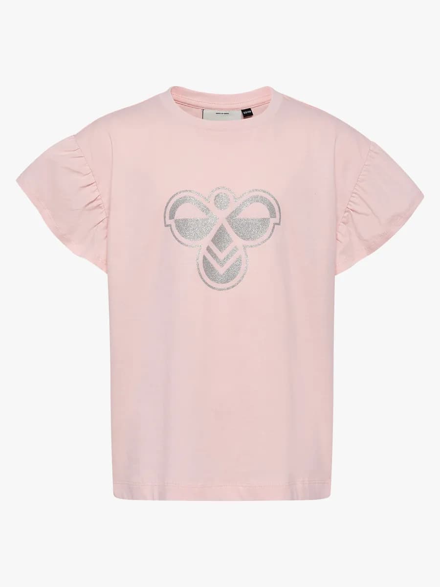 Hummel JR Ruffle T-shirt, Pale Lilac, 110-116