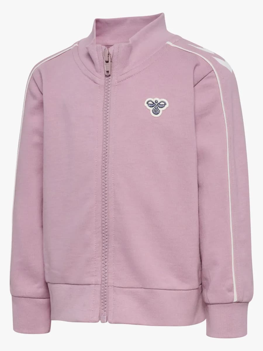 Hummel Mini Regular Tracksuit, Mauve Shadow, 74