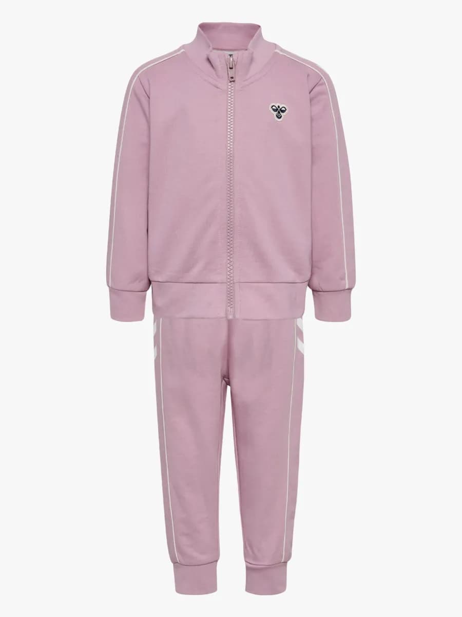 Hummel Mini Regular Tracksuit, Mauve Shadow, 92