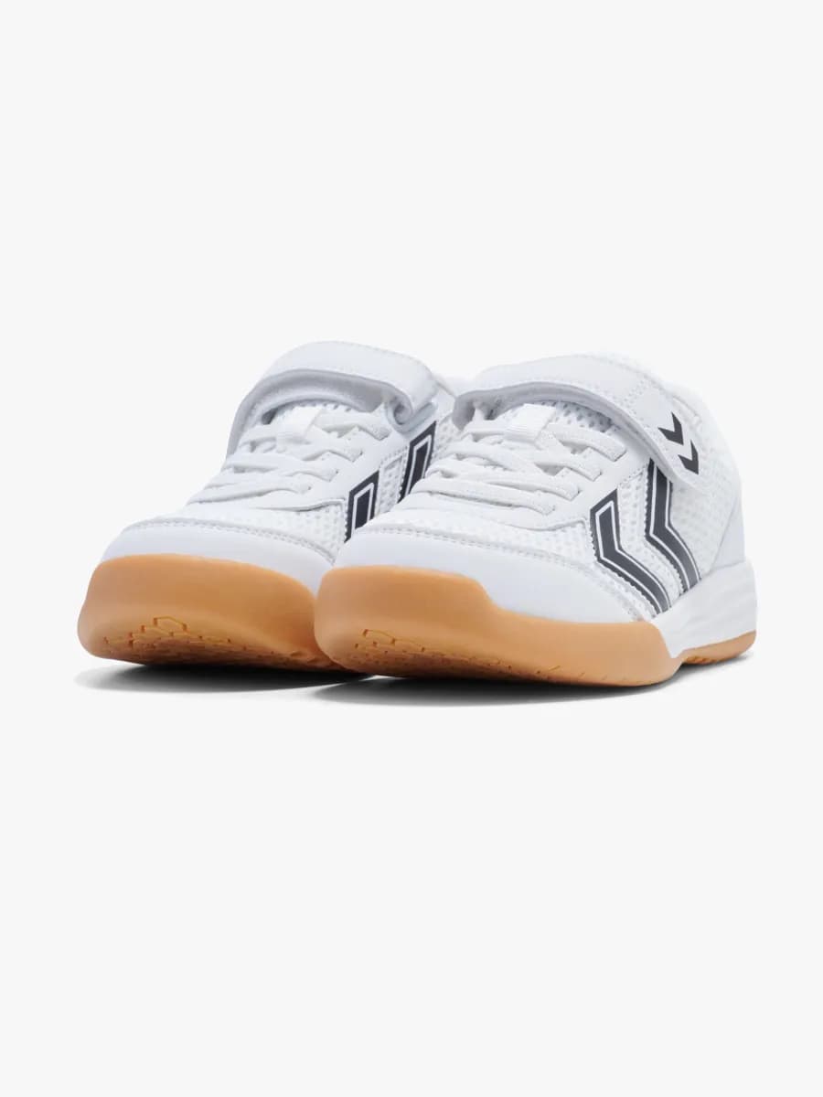 Hummel Multiplay Flex Vc Jr Träningsskor, Vit/svart, 33
