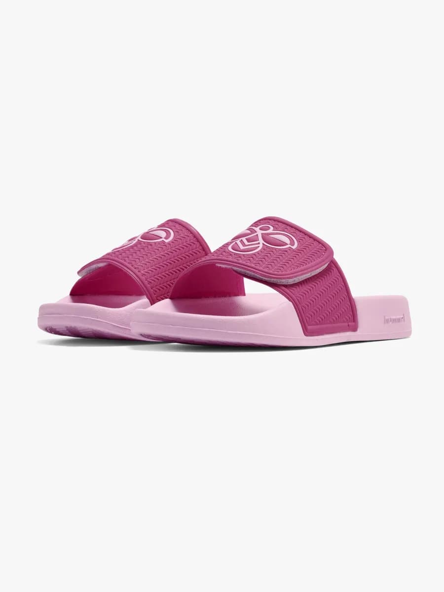 Hummel Pool Slide Jr Tofflor, Roseate Spoonbill, 38