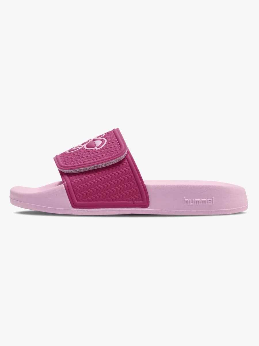 Hummel Pool Slide Jr Tofflor, Roseate Spoonbill, 38