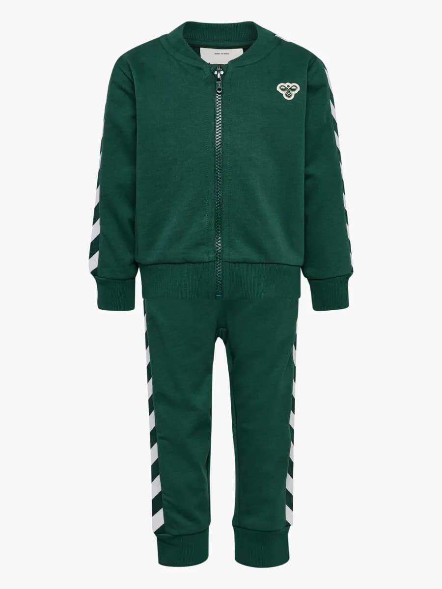 Hummel Reg Chevron Mini Set, Dark Green, 86