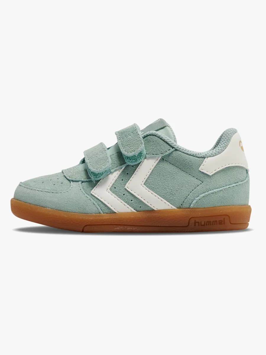 Hummel Victory Suede II Infant Sneakers, Frosty Green, 22