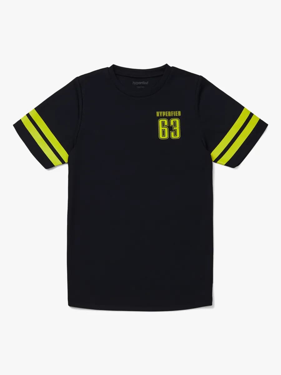 Hyperfied Back Logo T-Shirt, Anthracite 134-140