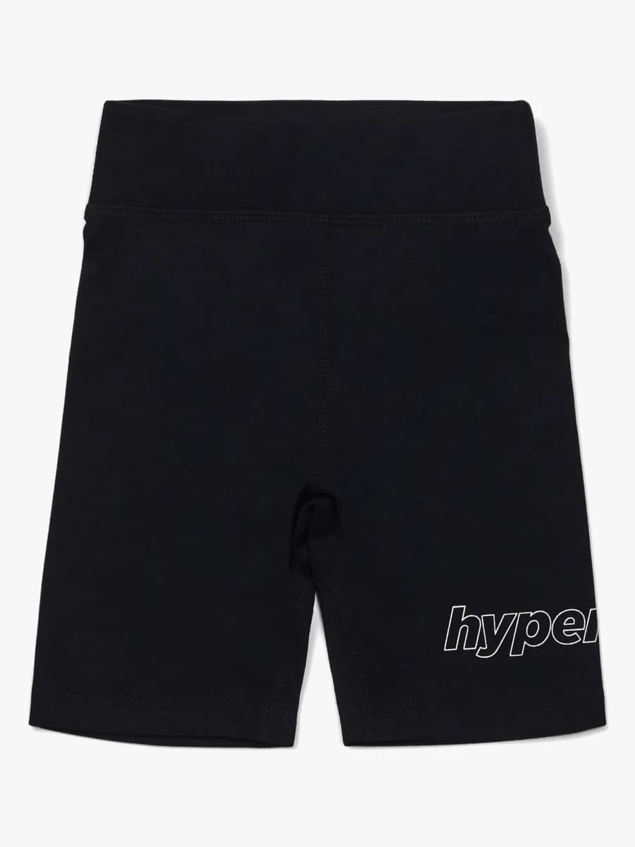 Hyperfied Jersey Logo Biker Shorts, Anthracite 122-128