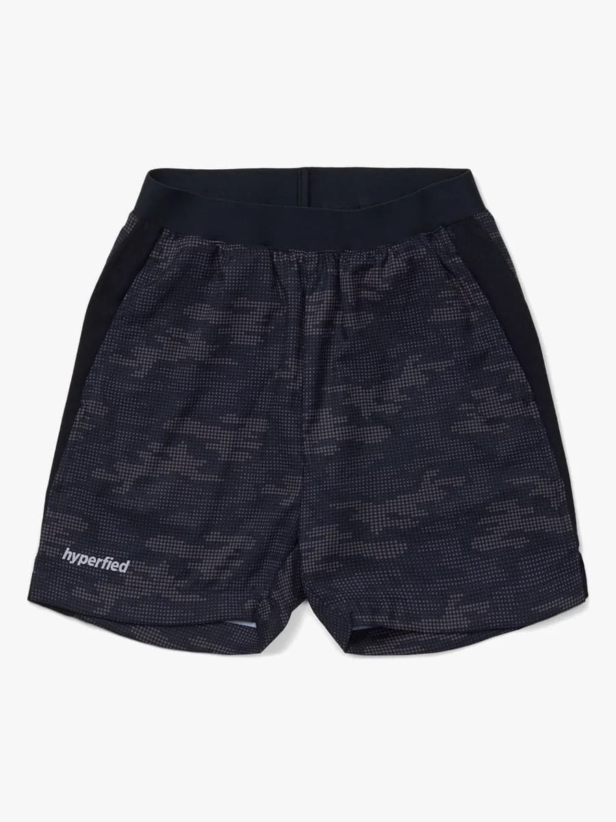 Hyperfied Mesh Shorts, Grey Camo 122-128