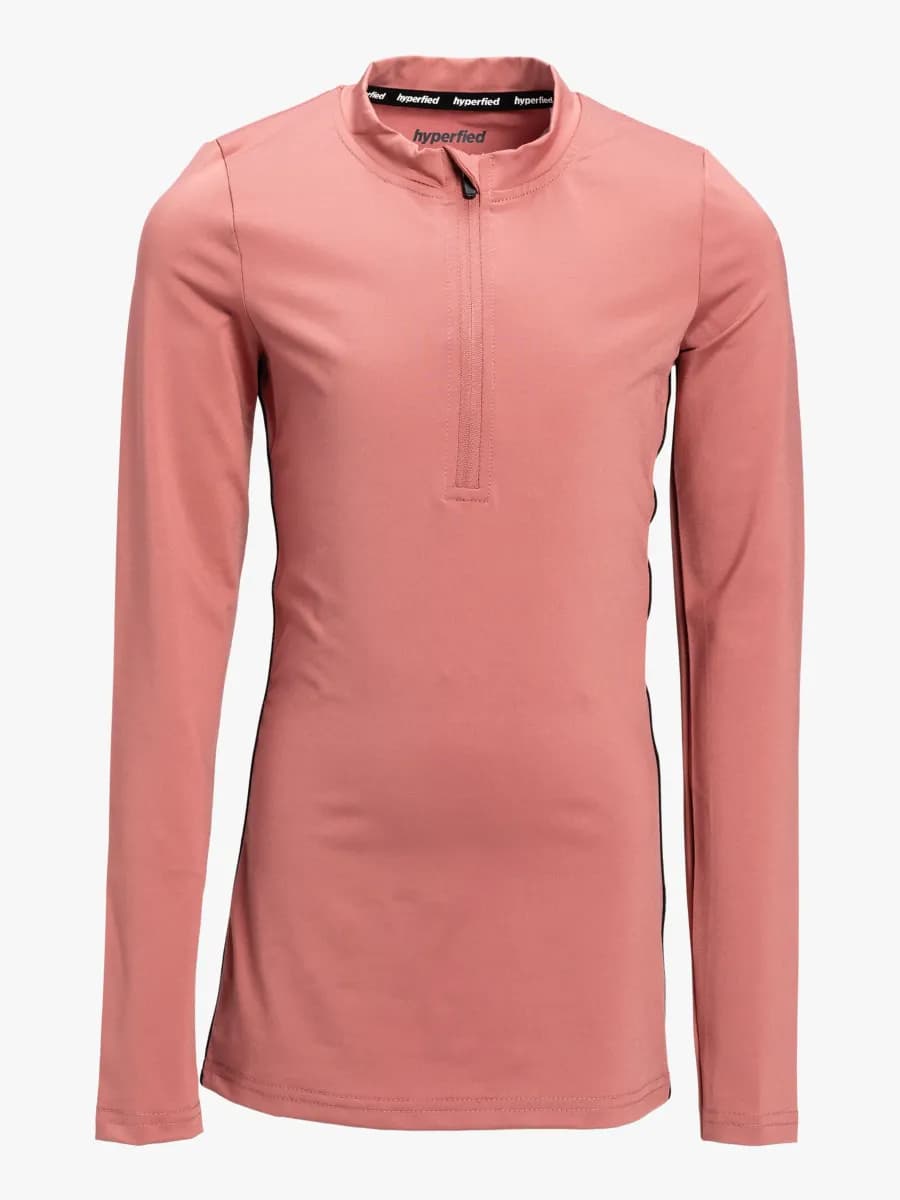 Hyperfied Running Tape Logo Sweater, Withered Rose 146-152
