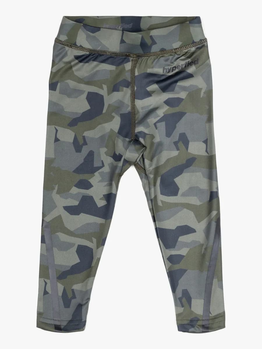 Hyperfied Running Tights, Camo 98-104