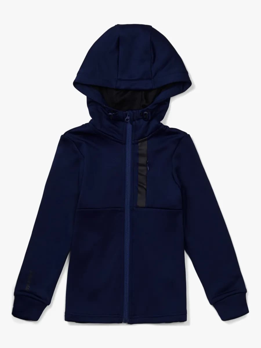 Hyperfied Scuba Zipped Hoodie, Medieval Blue 110-116