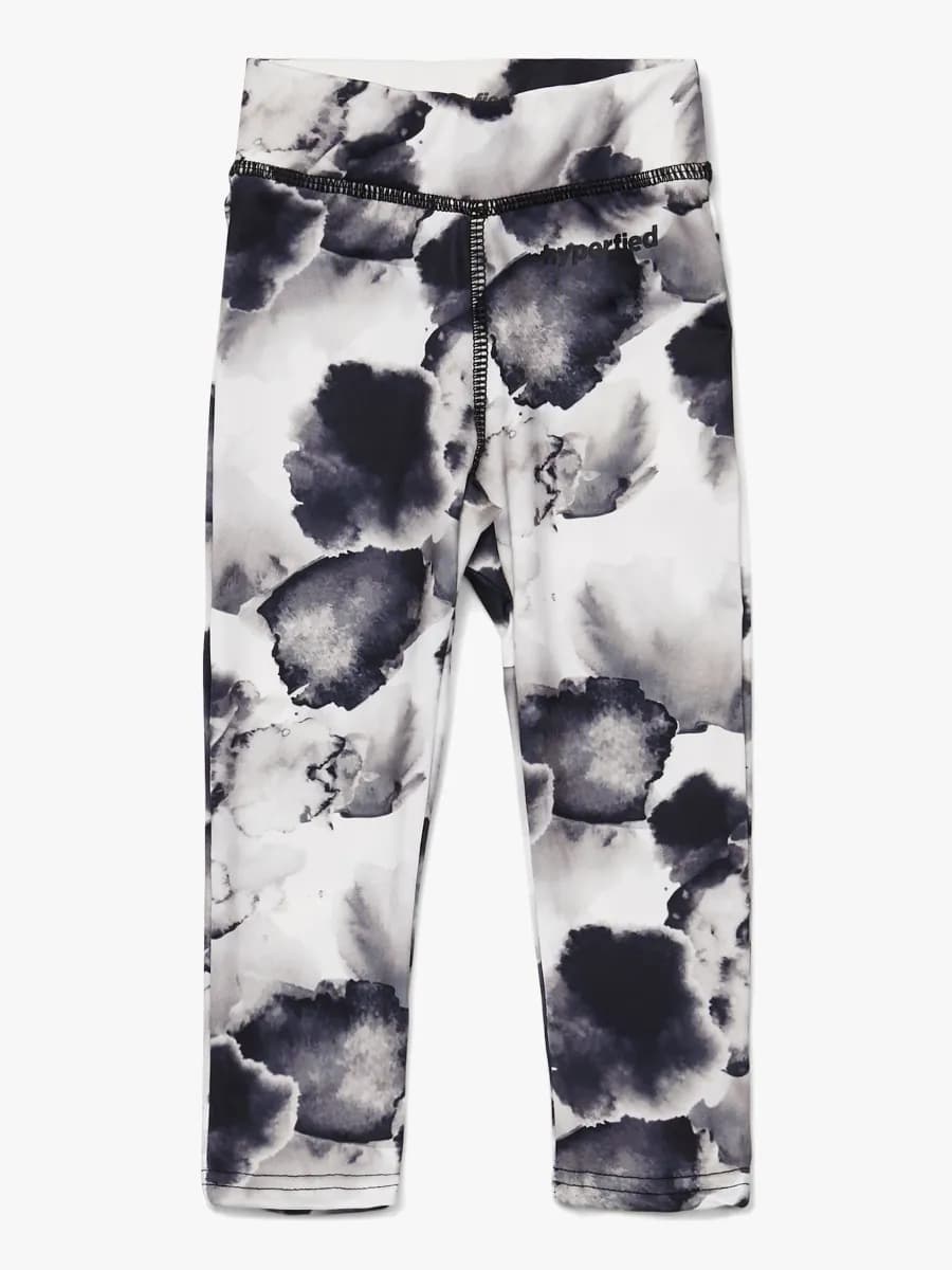 Hyperfied Tights, Black/Grey Watercolor 110-116
