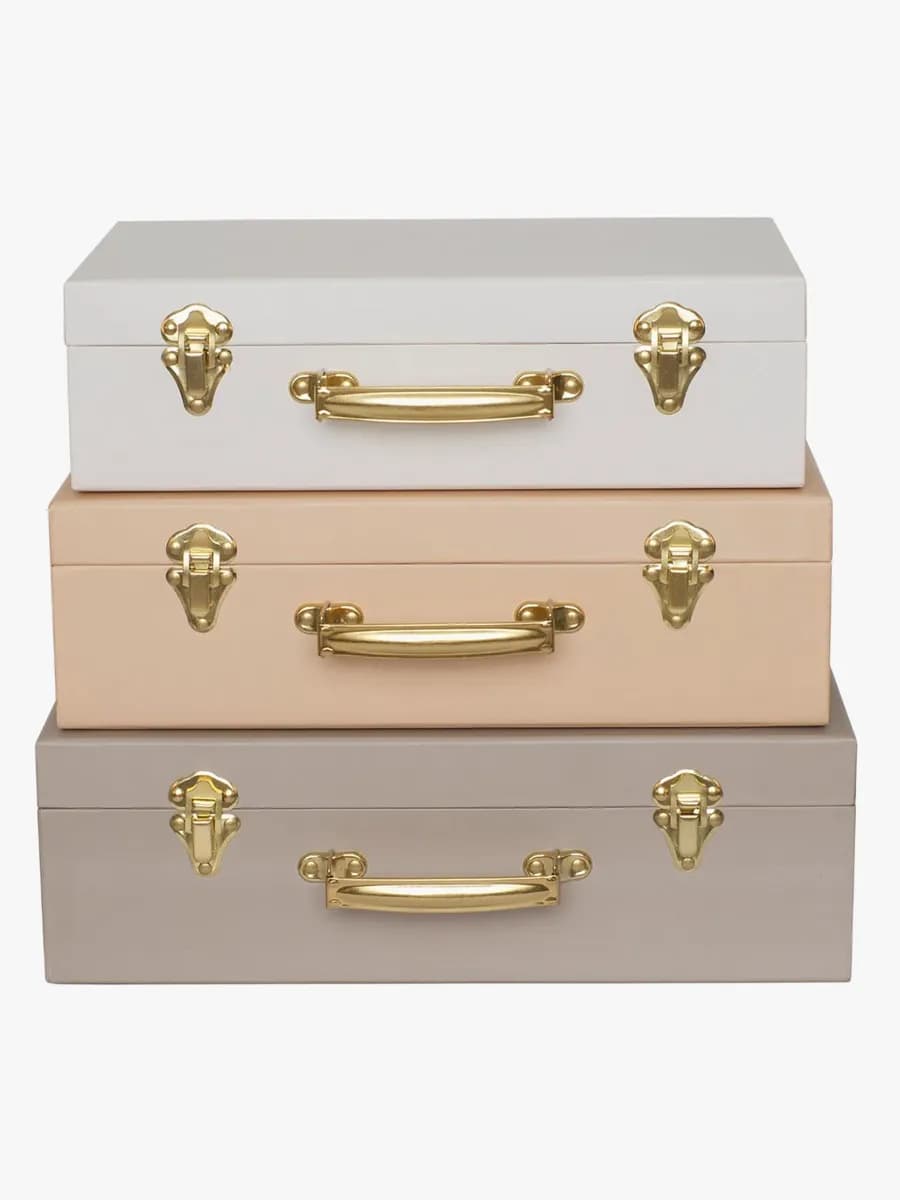 Jabadabado koffert 3-pack, beige