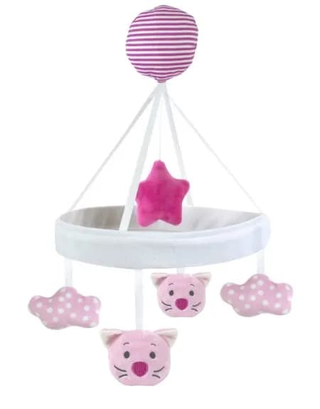 Jabadabado musikmobil katt rosa