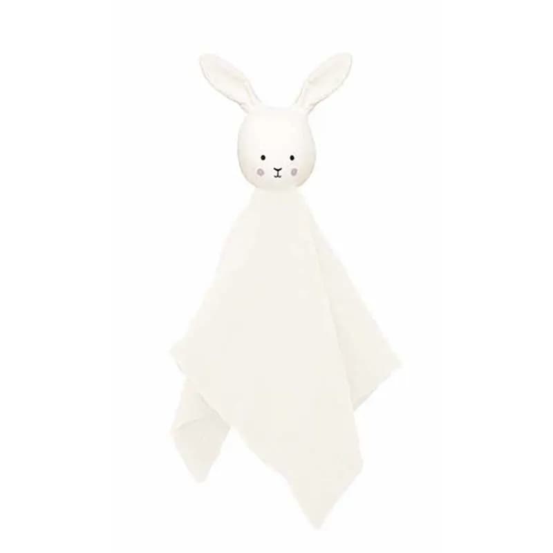 Jabadabado snuttefilt bunny vit