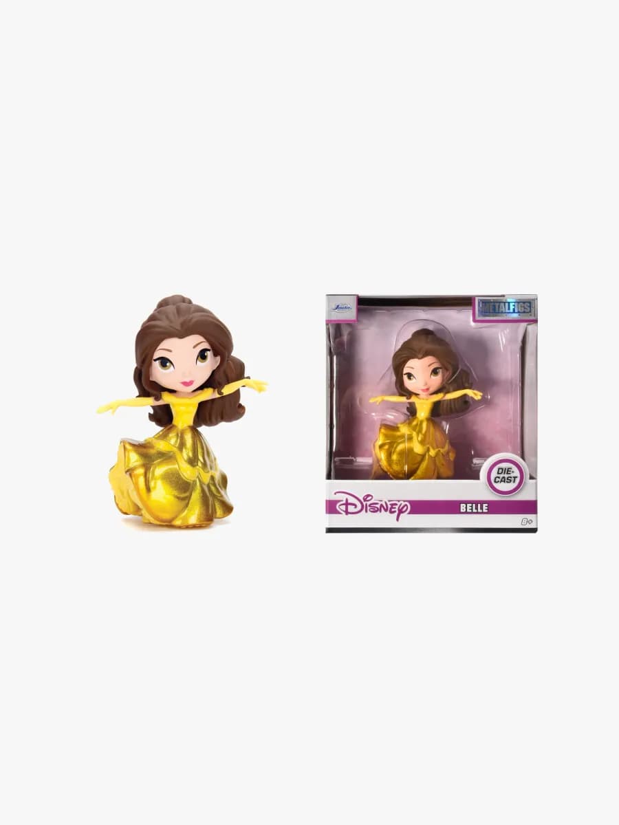 Jada Disney Prinsessan Belle Figur med Guldklänning