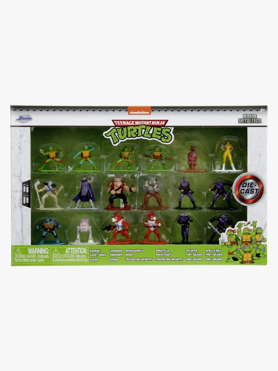 Jada Toys Turtles Nano Figurset Wave 1 18 st