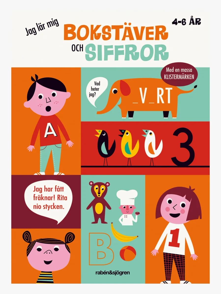 Jag Lär Mig Bokstäver och Siffror